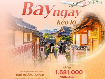 Vé máy bay Phú Quốc Seoul 0