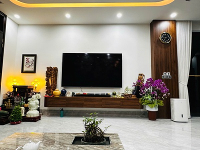 Cho thuê biệt thự liền kề Vinhomes Ocean Park, hoàn thiện full 5 tầng, có thang máy, nội thất luxury 7