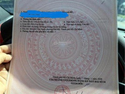 Chính chủ cần bán lô đất mặt iền siêu đẹp trục đường phạm văn đồng, dt 123,2m2, giá đầu tư 1