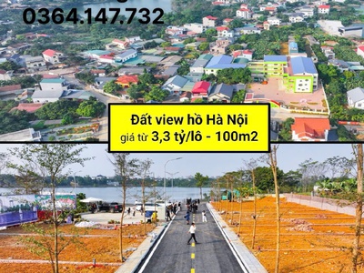 Đất view hồ, đối diện công viên không gian sống xanh, thoáng mát giữa lòng hoà lạc - xuân mai 4