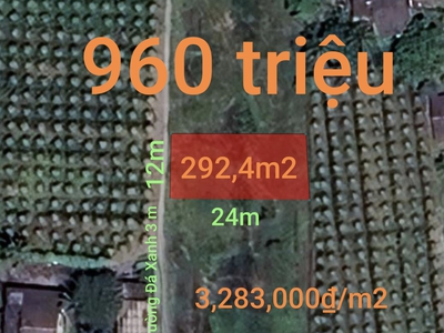 Bán lô đất thổ phân lô giá đầu tư 960 triệu.lô 0