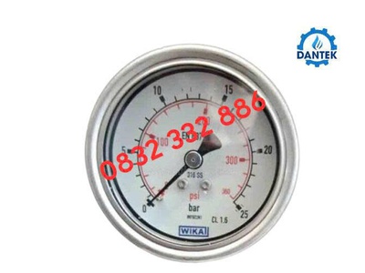 Mua đồng hồ áp suất Wika 232.50 chân sau Dantek ở Quảng Trị 0