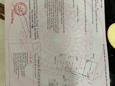 Chính chủ bán nhà đường hoàng hoa thám, phường 5, q. bình thạnh, hồ chí minh 0