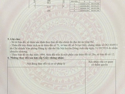 Chính chủ gửi bán đất nền đã chia ô đẹp tại Mai Lâm - Đông Anh 3