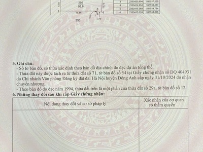 Chính chủ gửi bán đất nền đã chia ô đẹp tại Mai Lâm - Đông Anh 4