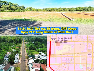 Chỉ Còn 1 Nền Thổ Cư, Giá Cực Rẻ, 2mt Nhựa   Ngay Vành Đai 1 P Long Khánh, ĐN 0