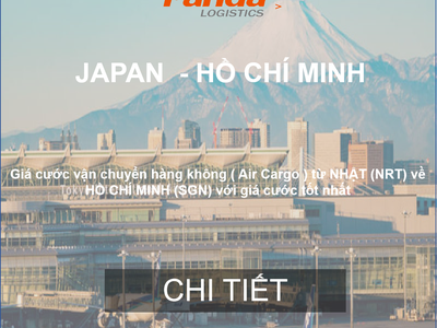 Cước vận tải hàng không từ Nhật về Việt Nam 0