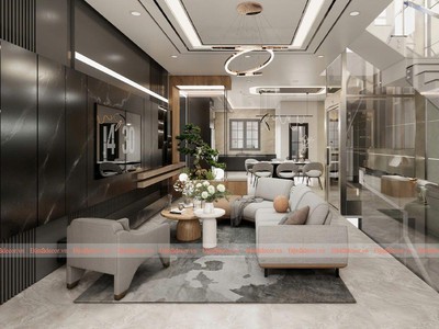 Mẫu phòng khách hiện đại sang trọng Vũng Tàu 0