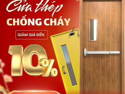 Cửa thép chống cháy bảo vệ tối đa cho công trình 2