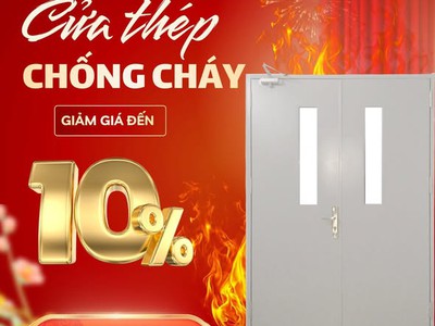 Cửa thép chống cháy bảo vệ tối đa cho công trình 1