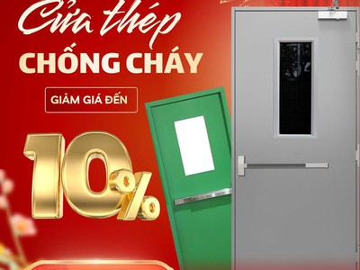 Cửa thép chống cháy bảo vệ tối đa cho công trình 0
