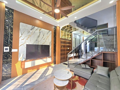Nhà đẹp 4 tầng bình chiểu thủ đức   70m    karaoke   xông hơi   hẻm xe hơi   6.15 tỷ 0