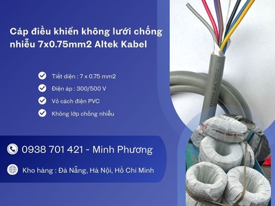 Cáp tín hiệu không lưới Altek Kabel 7x0.75mm2 kho tại Đà Nẵng, Hà Nội, Hồ Chí Minh 0