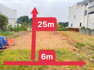 Bán lô đất 150m2 6x25   full thổ cư đất phân lô tái định tân tiến -bách quang -thái nguyên. 0