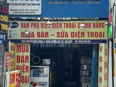 Cho thuê mặt bằng kinh doanh đường nguyễn duy trinh, p.bình trưng tây 0