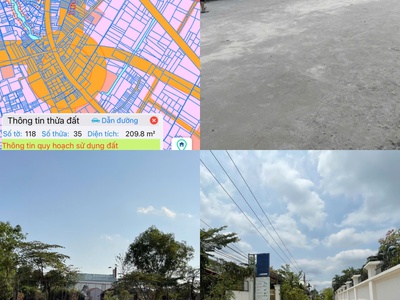 Chính chủ bán gấp 209,8m2 đất thổ cư 2mt nguyễn văn trị-phan văn đáng giá tốt 0