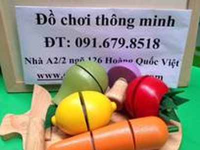 Đồ chơi cắt quả gỗ,cắt quả gỗ,cat qua,do choi go,do choi cat qua 14