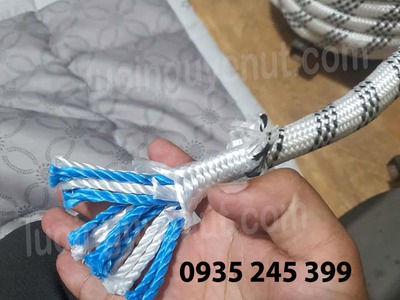 Dây đu sơn nước tòa nhà cao tầng út nguyễn 8