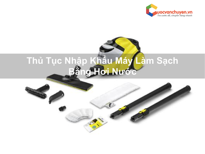 Thủ Tục Nhập Khẩu Máy Làm Sạch Bằng Hơi Nước 0