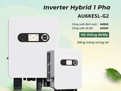Giải pháp điện mặt trời thông minh - INVERTER HYBRID 1 PHA AU6KESL-G2 0