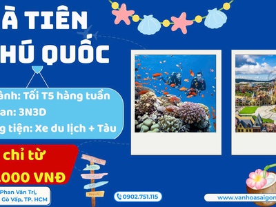 Hà Tiên - Phú Quốc 3N3Đ 2026 sgc 0