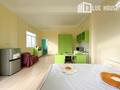 Cho thuê phòng studio 30m    ban công rộng, full nội thất, trung tâm tân phú 1