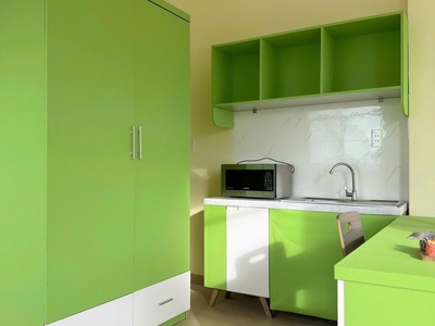 Cho thuê phòng studio 30m    ban công rộng, full nội thất, trung tâm tân phú 3