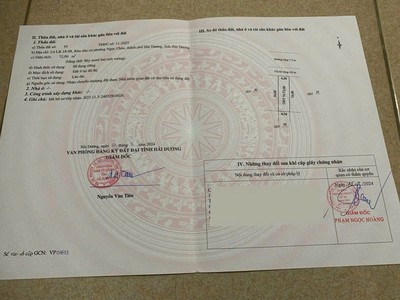 Bán lô đất mặt phố KDC Ngọc Châu Đồng Triều, ph Ngọc Châu, TP HD, 72m2, mt 4.5m, 3.x tỷ 3