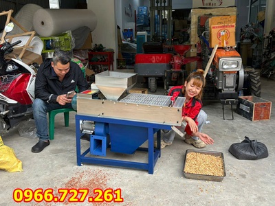 Máy bóc vỏ lụa đậu phộng, máy bóc vỏ lụa lạc rang 1