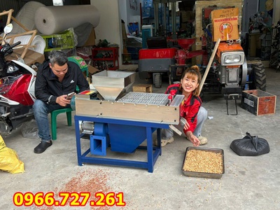 Máy bóc vỏ lụa đậu phộng, máy bóc vỏ lụa lạc rang 2