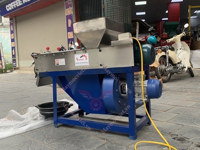 Máy bóc vỏ lụa đậu phộng, máy bóc vỏ lụa lạc rang 4