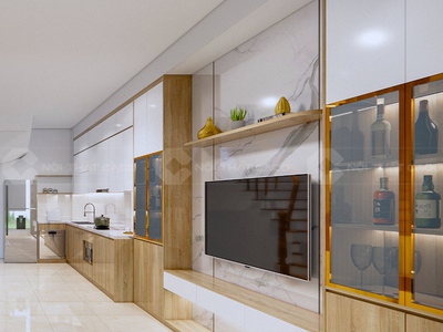 Tủ Quần Áo Gỗ Công Nghiệp MDF Phủ Melamine Chữ L Có Bàn Phấn 2