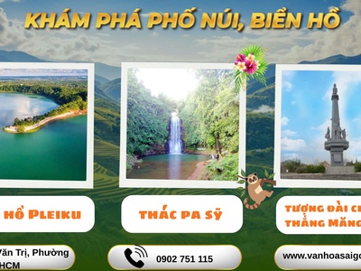 Măng Đen - Pleiku - Buôn Ma Thuột 3N3D 3