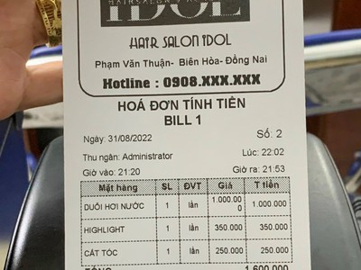 MÁY TÍNH TIỀN   PHẦN MỀM CHO SPA   SALON TÓC‍♀: .. 1