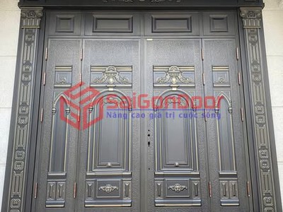 Cửa thép classic cho biệt thự 0