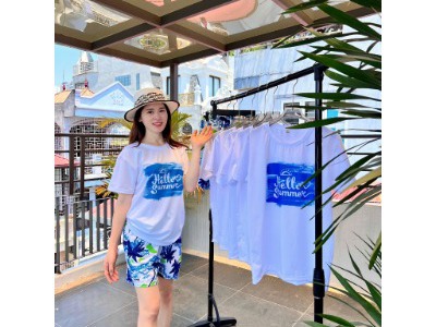 XƯỞNG IN MAY ABABA Chuyên sỉ lẻ SET đồ đi biển cho gia đình, đồng phục nhóm, team building tại Hà Nộ 5