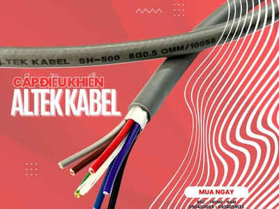 Cáp điều khiển chống nhiễu dùng cho PLC và biến tần 2