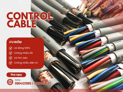 Cáp điều khiển chống nhiễu dùng cho PLC và biến tần 1