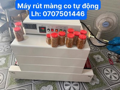 Máy rút màng co tự động bọc lốc, bọc hũ 0