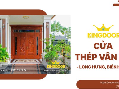 Cửa Thép Vân Gỗ Tại Long Hưng, Biên Hòa Nhiều Mẫu, Bền Lâu 0