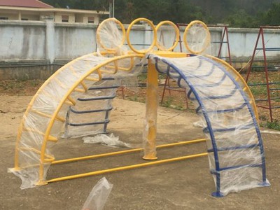 Bí quyết giữ chân khách gia đình   cầu trượt liên hoàn ngoài trời siêu bền giá tận xưởng 11