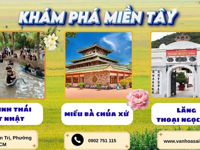 Tour 8 Tỉnh Miền Tây 4N3D 4