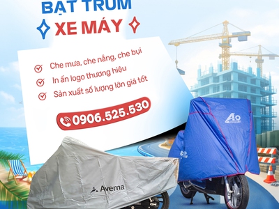 Bạt Trùm Xe Máy In Logo   Quà Tặng Quảng Cáo Hiệu Quả 0