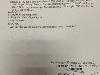 Bán đất xây dựng nhà xưởng   GÒ DẦU, TÂY NINH   36.176m 2