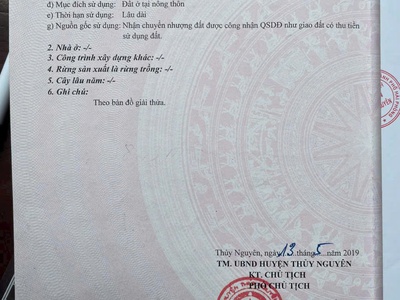 Bán Đất Tại Tân Dương, Thuỷ Nguyên Cũ, Oto Đỗ Cửa,Giá 3,xx tỷ 0