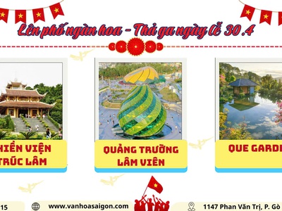 Đà Lạt Ngàn Hoa 3N3D LỄ 30.4 2