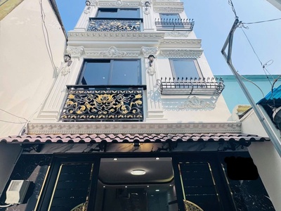 ngay phạm văn đồng - 5 tầng btct - 33m2 - 5 tới sân bay - công viên gia định - sổ vuông a4 - 0