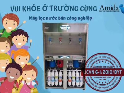 Máy lọc nước RO Amida bán công nghiệp đa dạng công suất 0