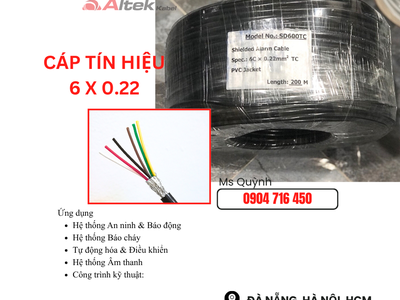 Cáp tín hiệu âm thanh 6x0.22 RVVP Altek Kabel Đà Nẵng, Hà Nội, Sài Gòn 0