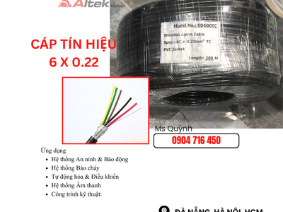 Cáp tín hiệu âm thanh 6x0.22 RVVP Altek Kabel Đà Nẵng, Hà Nội, Sài Gòn 2
